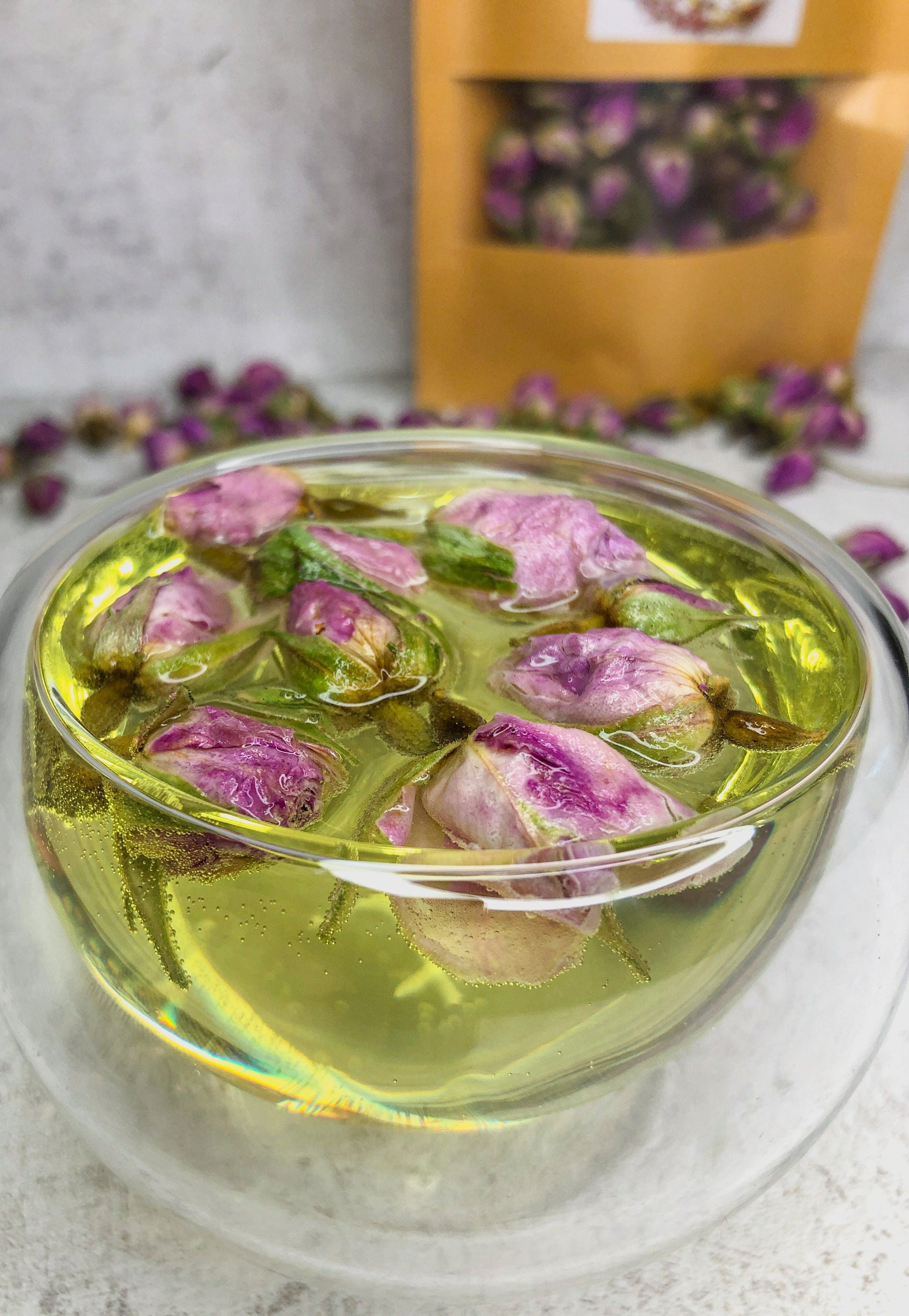 Pinke Rosenblüten - getrocknete Rosen - Für Tee und Sonstiges