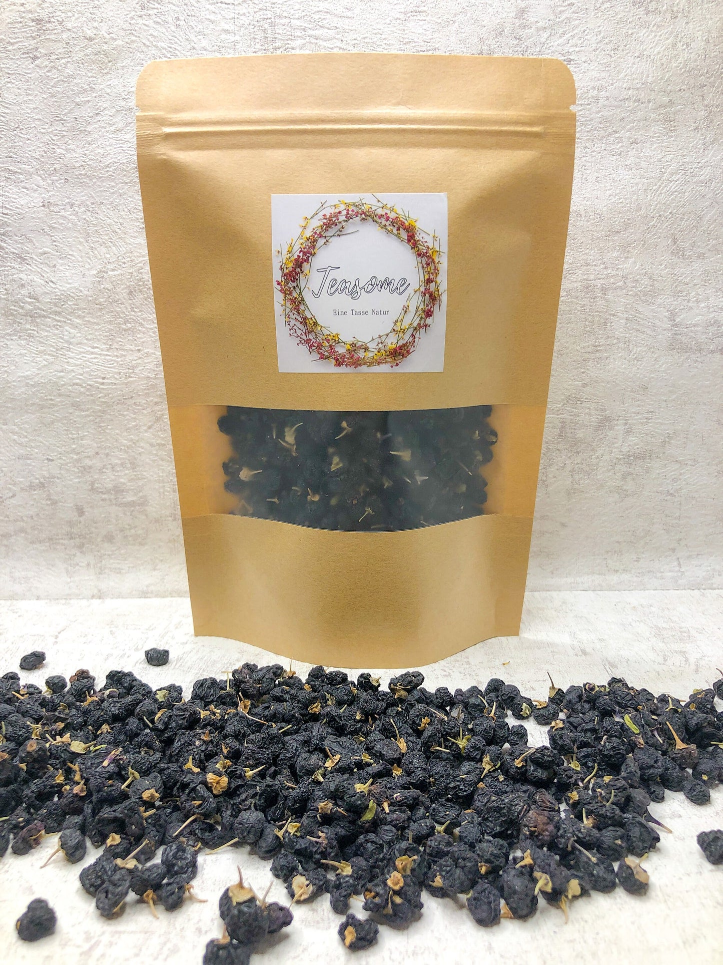 Schwarze Goji Beeren für Tee und Sonstiges - Lycium Beeren - Superfood - Wolfsbeere - Getrocknete Beeren