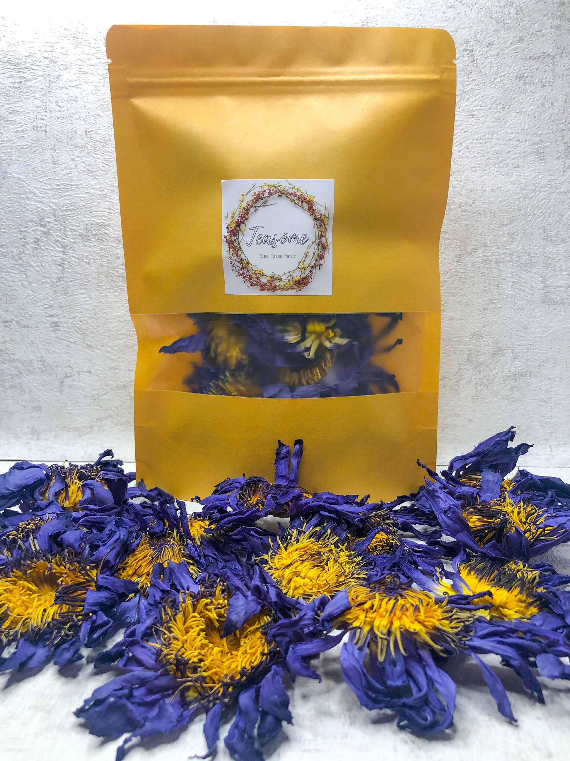 Blue Lotus for tea NEW!!! - Lotus flower tea (Nymphaea caerulea) -  hand-picked lotus - fresh harvest 2023 - Chinese tea tradition