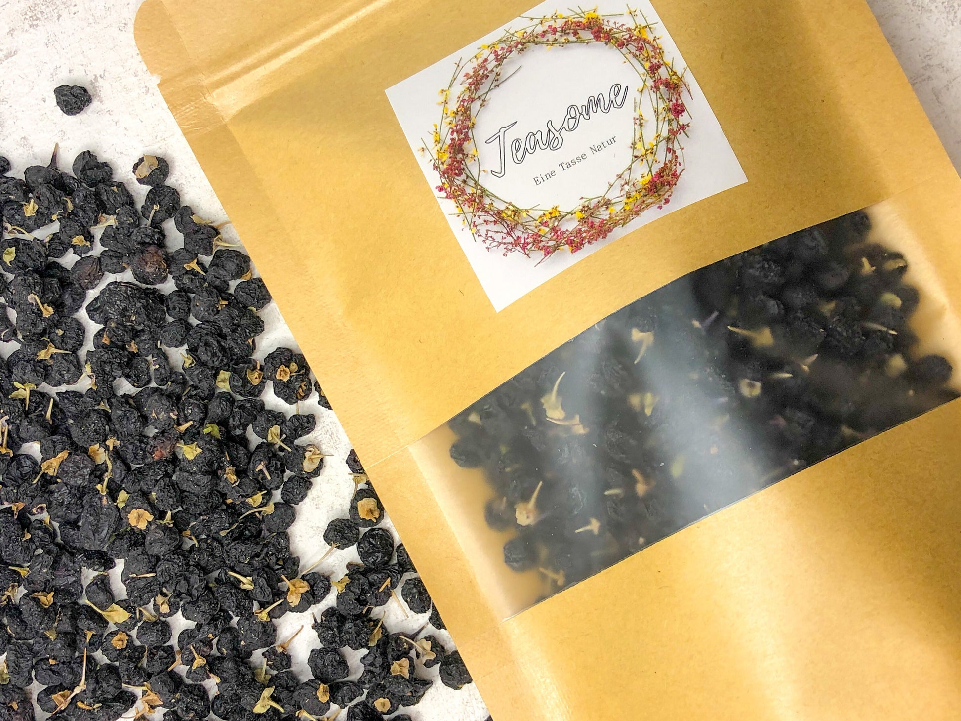 Schwarze Goji Beeren für Tee und Sonstiges - Lycium Beeren - Superfood - Wolfsbeere - Getrocknete Beeren